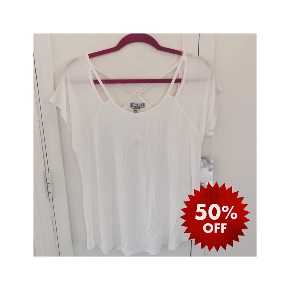 Crave fame by almost famous straps blouse
